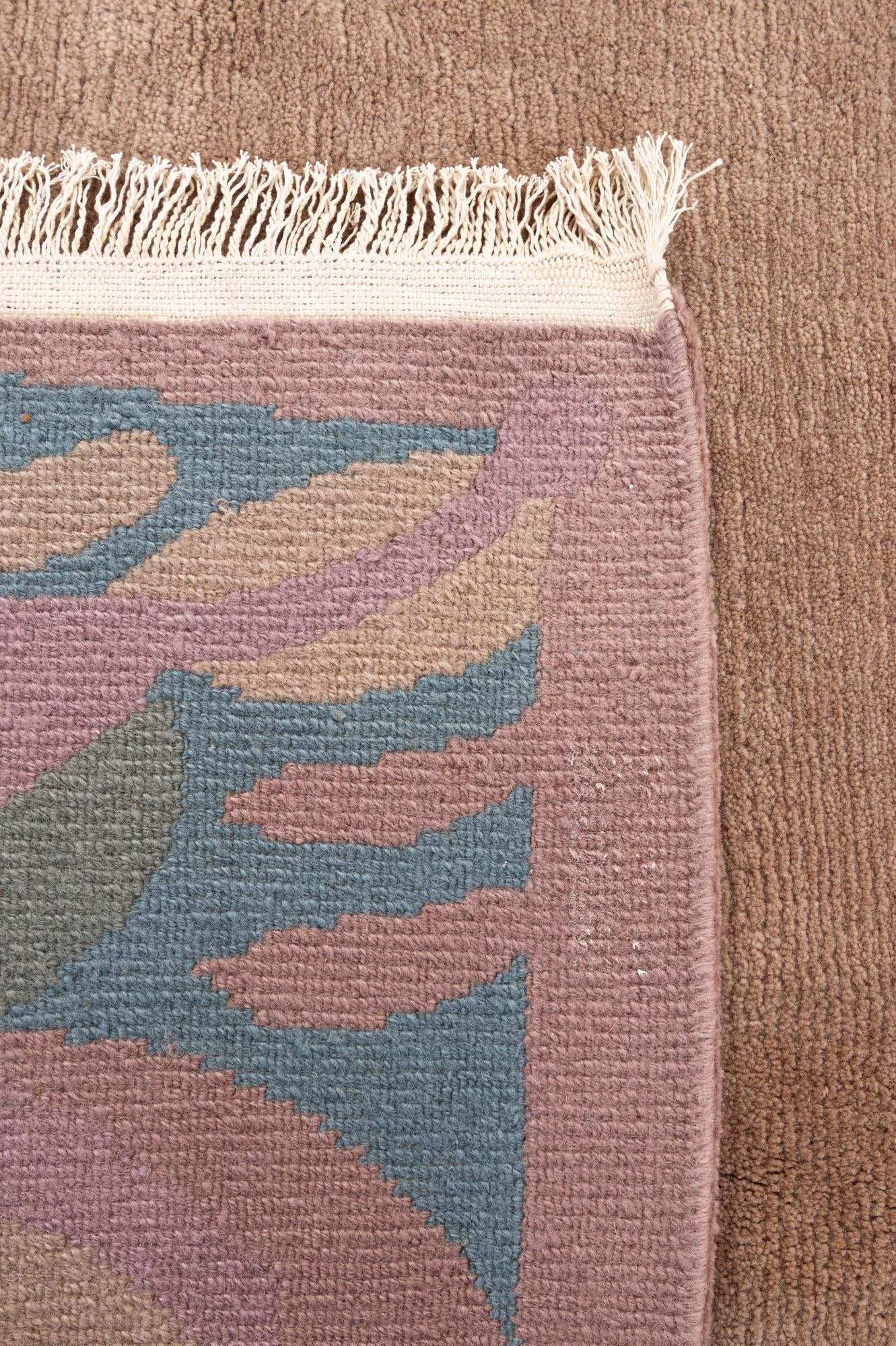 8' 2 x 9' 10 Hand Knotted Tibet Wool Rug
