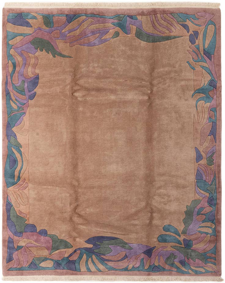 Detail image of 8' 2 x 9' 10 Hand Knotted Tibet Wool Rug