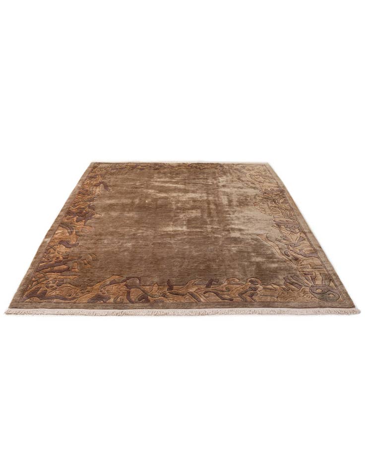 Detail image of 8' 1 x 9' 11 Hand Knotted Tibet Wool Rug