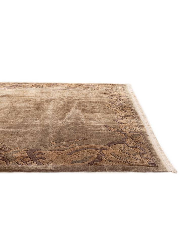 Detail image of 8' 1 x 9' 11  Hand Knotted Tibet Wool Rug