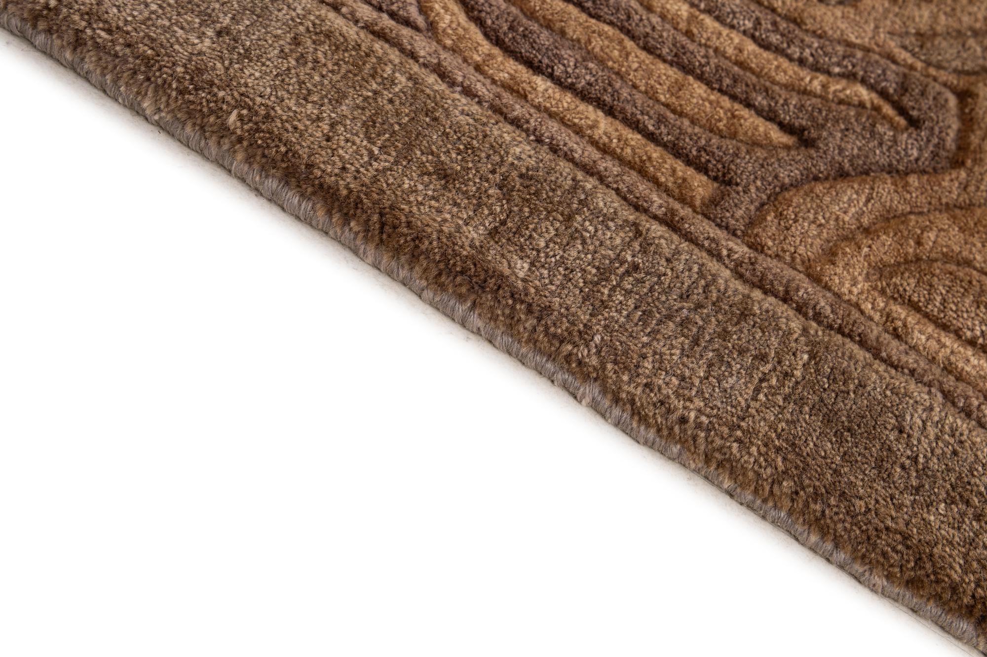8' 1 x 9' 11 Hand Knotted Tibet Wool Rug