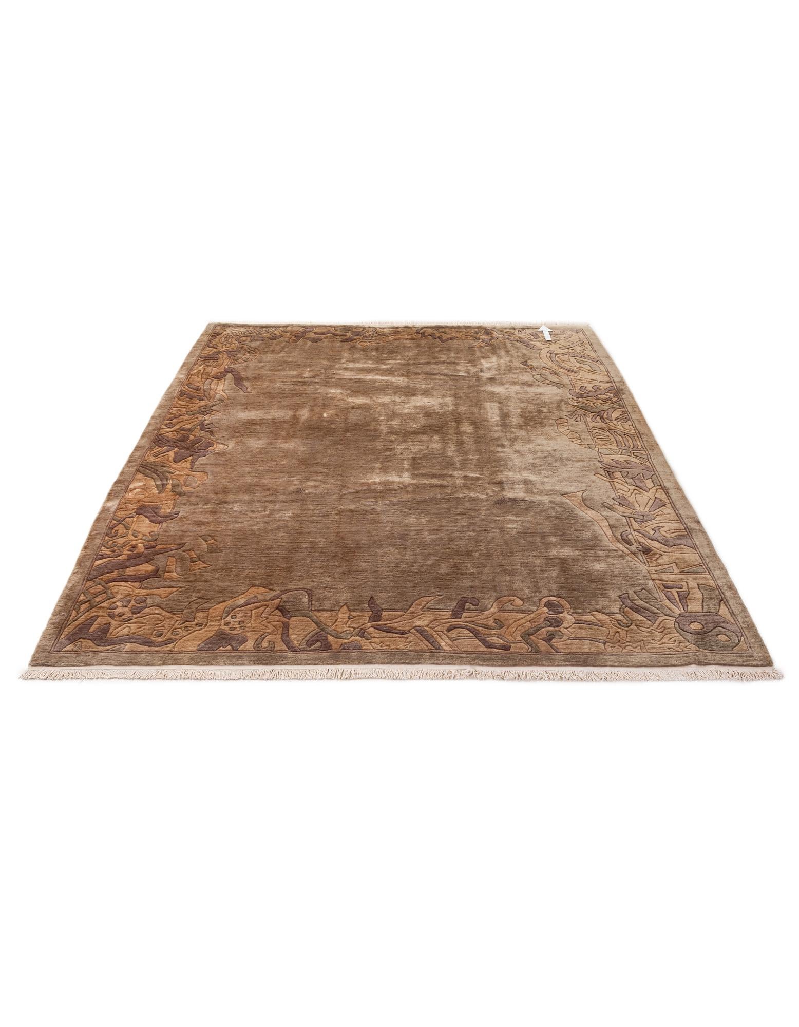 8' 1 x 9' 11 Hand Knotted Tibet Wool Rug