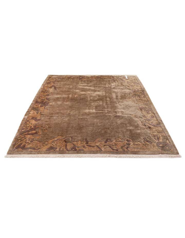8' 1 x 9' 11 Hand Knotted Tibet Wool Rug