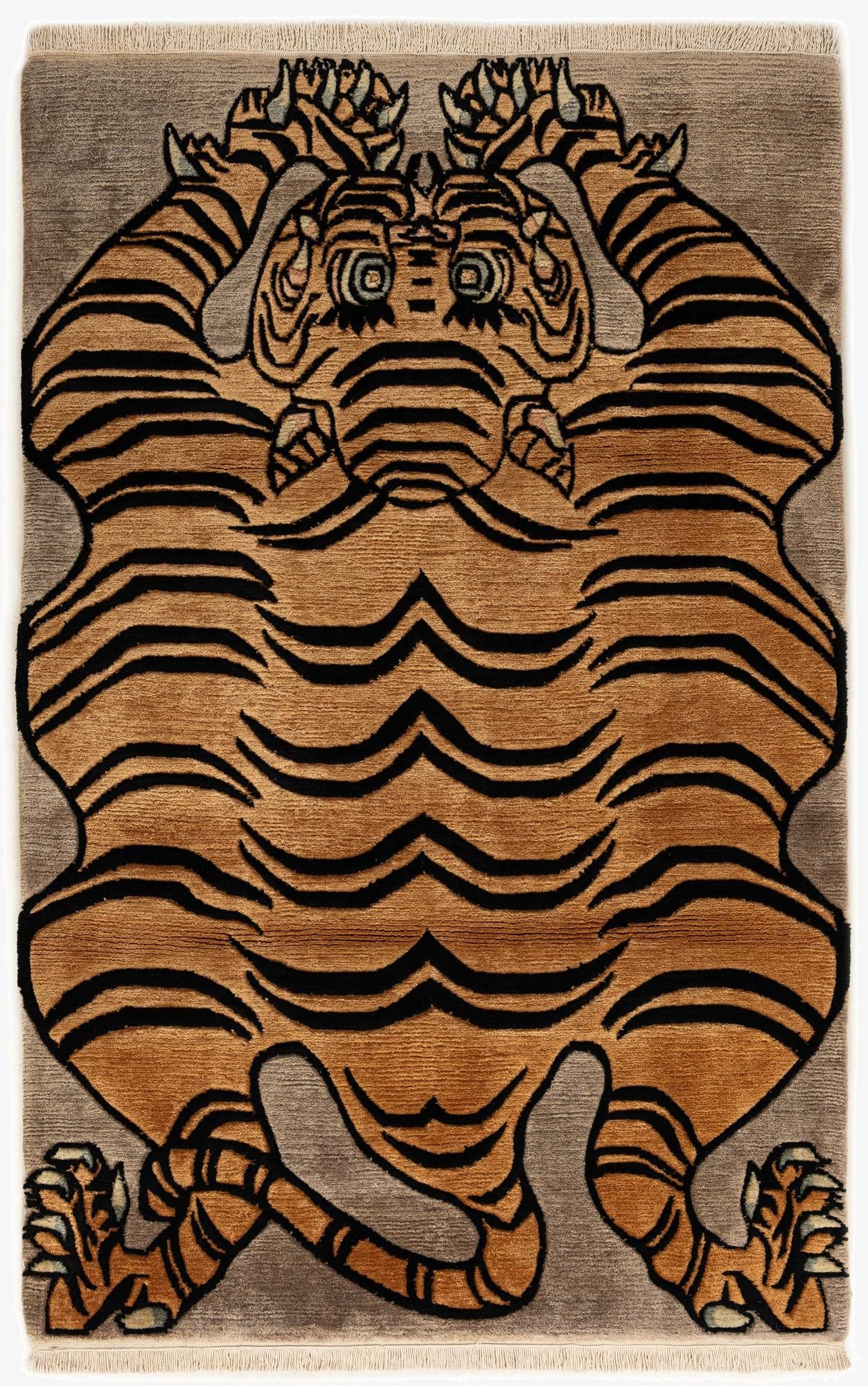 4' x 5' 11  Hand Knotted Tibet Wool Rug