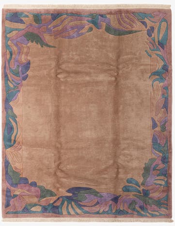 8' 2 x 9' 10 Hand Knotted Tibet Wool Rug