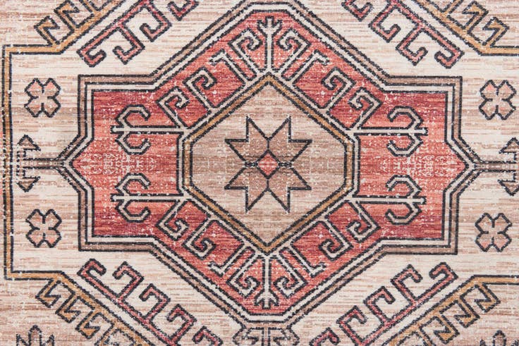 Detail image of 5' x 8' Washable Timeless Rug