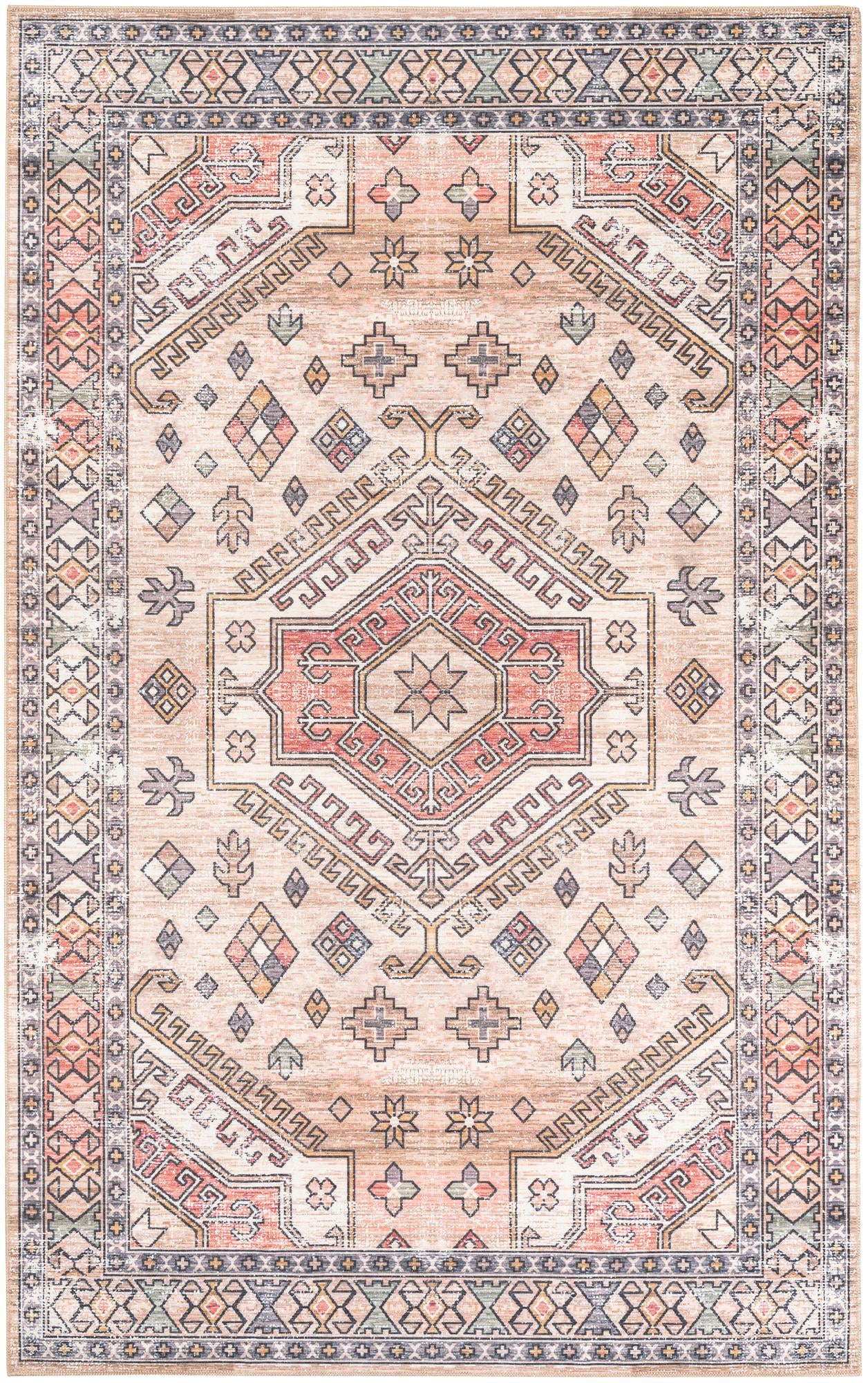 5' x 8' Washable Timeless Rug