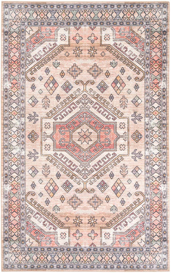 Detail image of 5' x 8' Washable Timeless Rug
