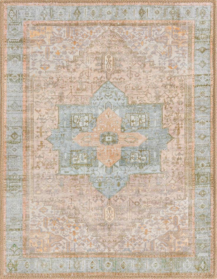 Detail image of 2' x 3' Washable Timeless Rug