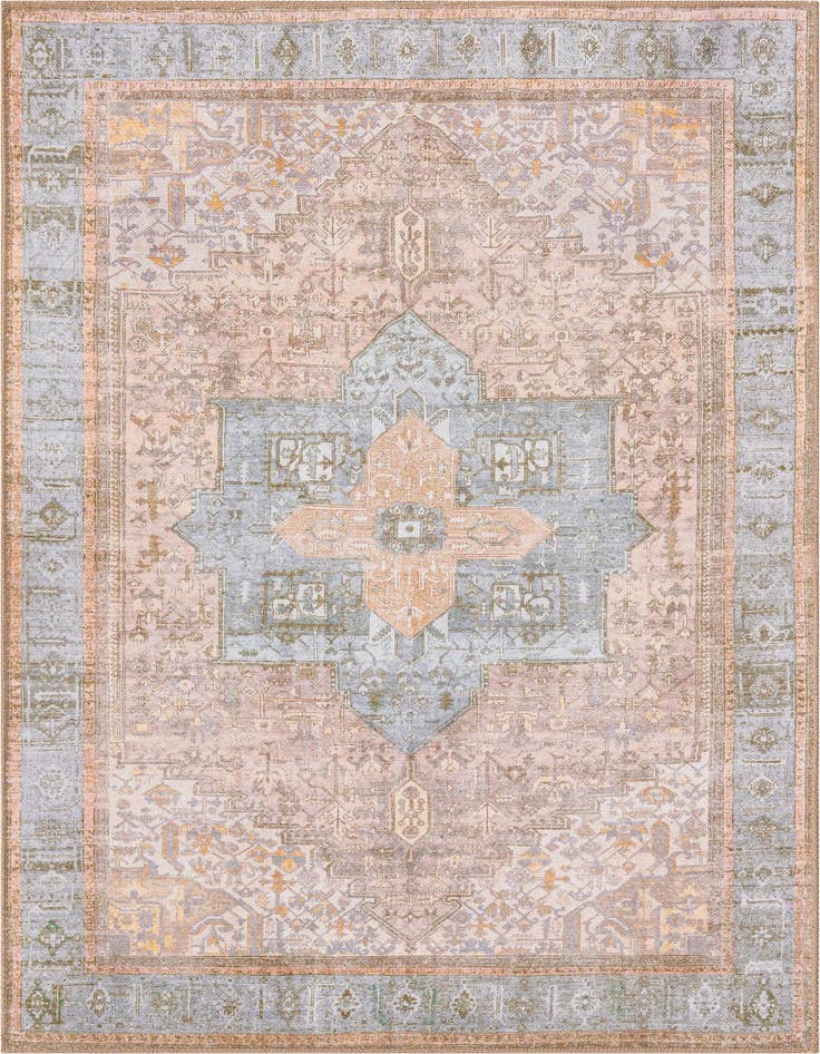 Detail image of 3' 6 x 5' 6 Washable Timeless Rug