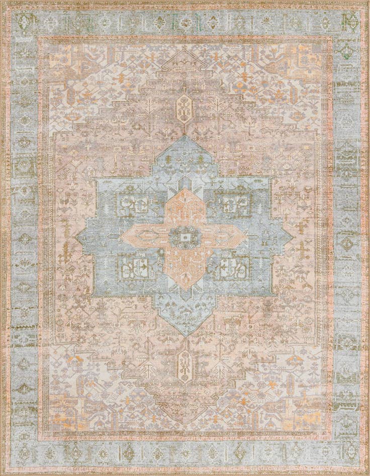 Detail image of 5' x 8' Washable Timeless Rug