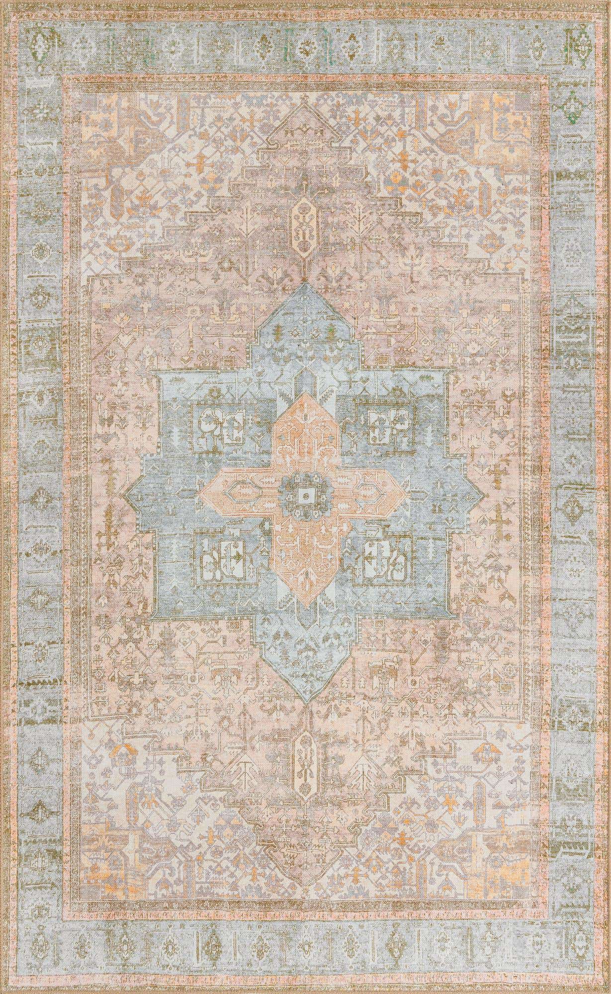 5' x 8' Washable Timeless Rug