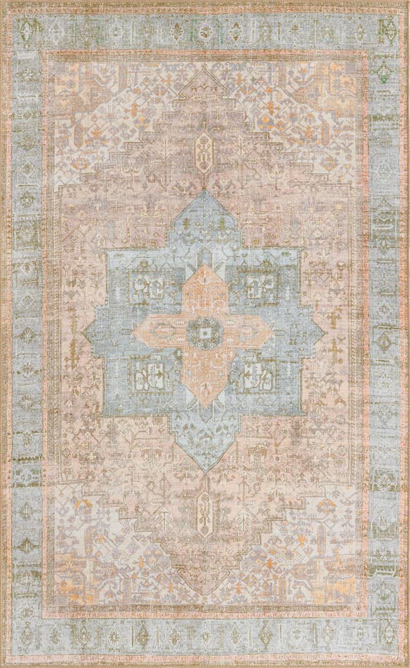 Detail image of 5' x 8' Washable Timeless Rug