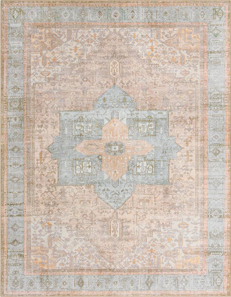 Detail image of 7' 6 x 10' 6 Washable Timeless Rug