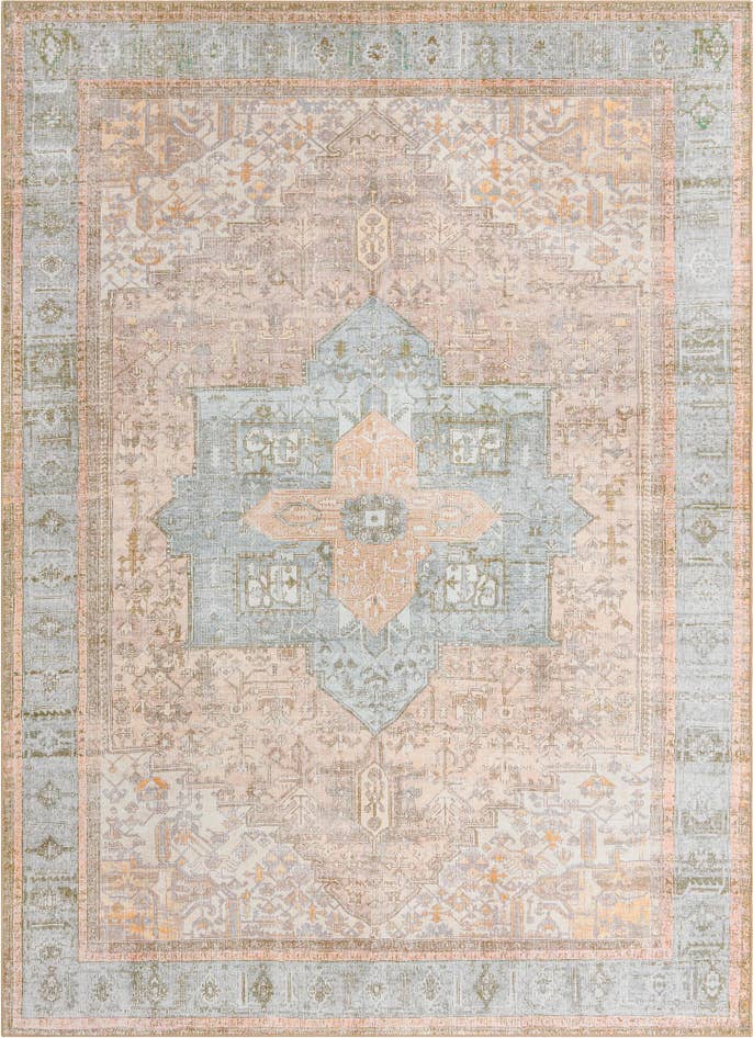 Detail image of 7' 6 x 10' 6 Washable Timeless Rug