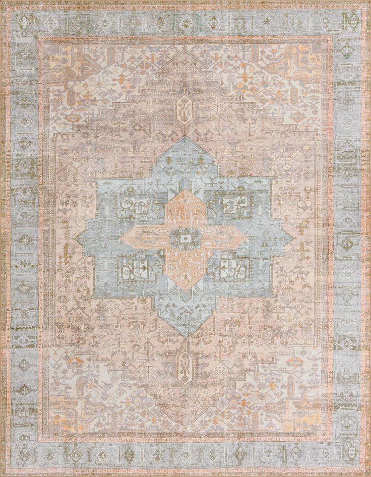 Detail image of 8' 4 x 12' Washable Timeless Rug
