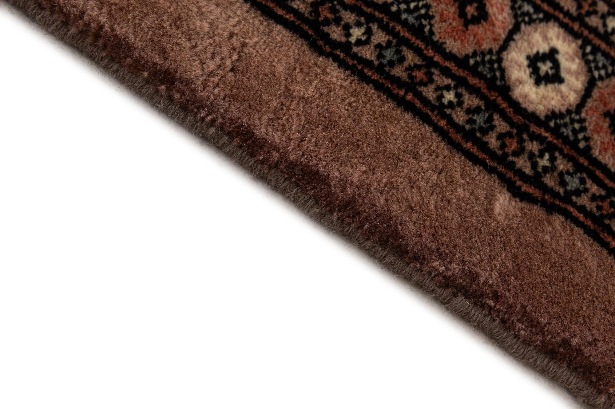 4' 3 x 6' 3 Hand Knotted Torkaman Persian Wool Rug