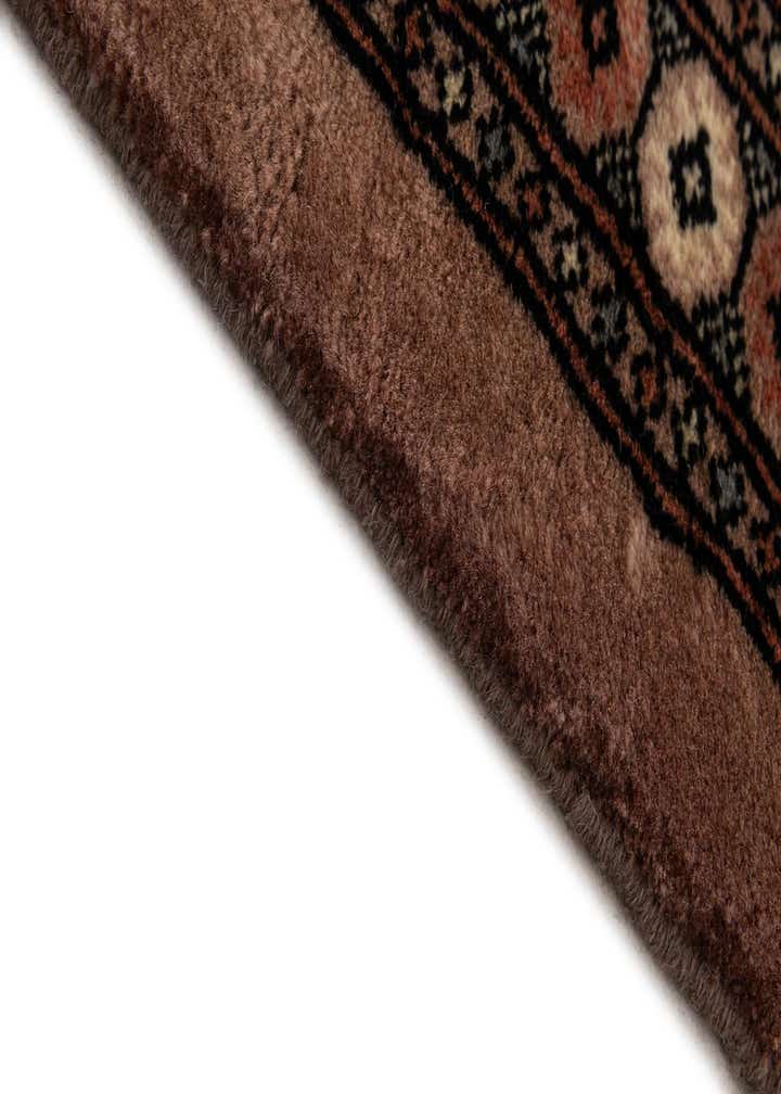 4' 3 x 6' 3 Hand Knotted Torkaman Persian Wool Rug