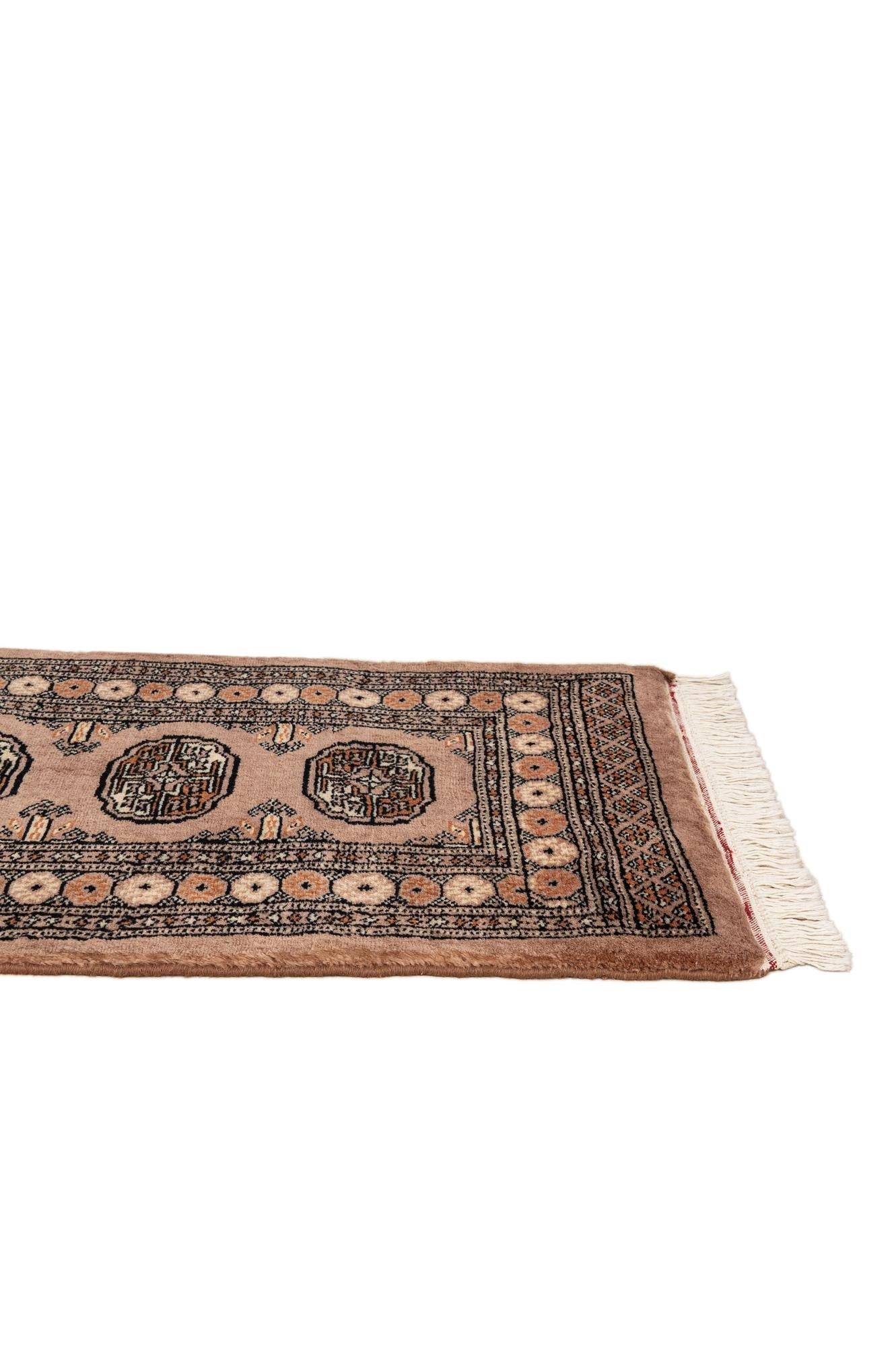 60cm x 95cm anudado a mano Torkaman Alfombra Persa Lana