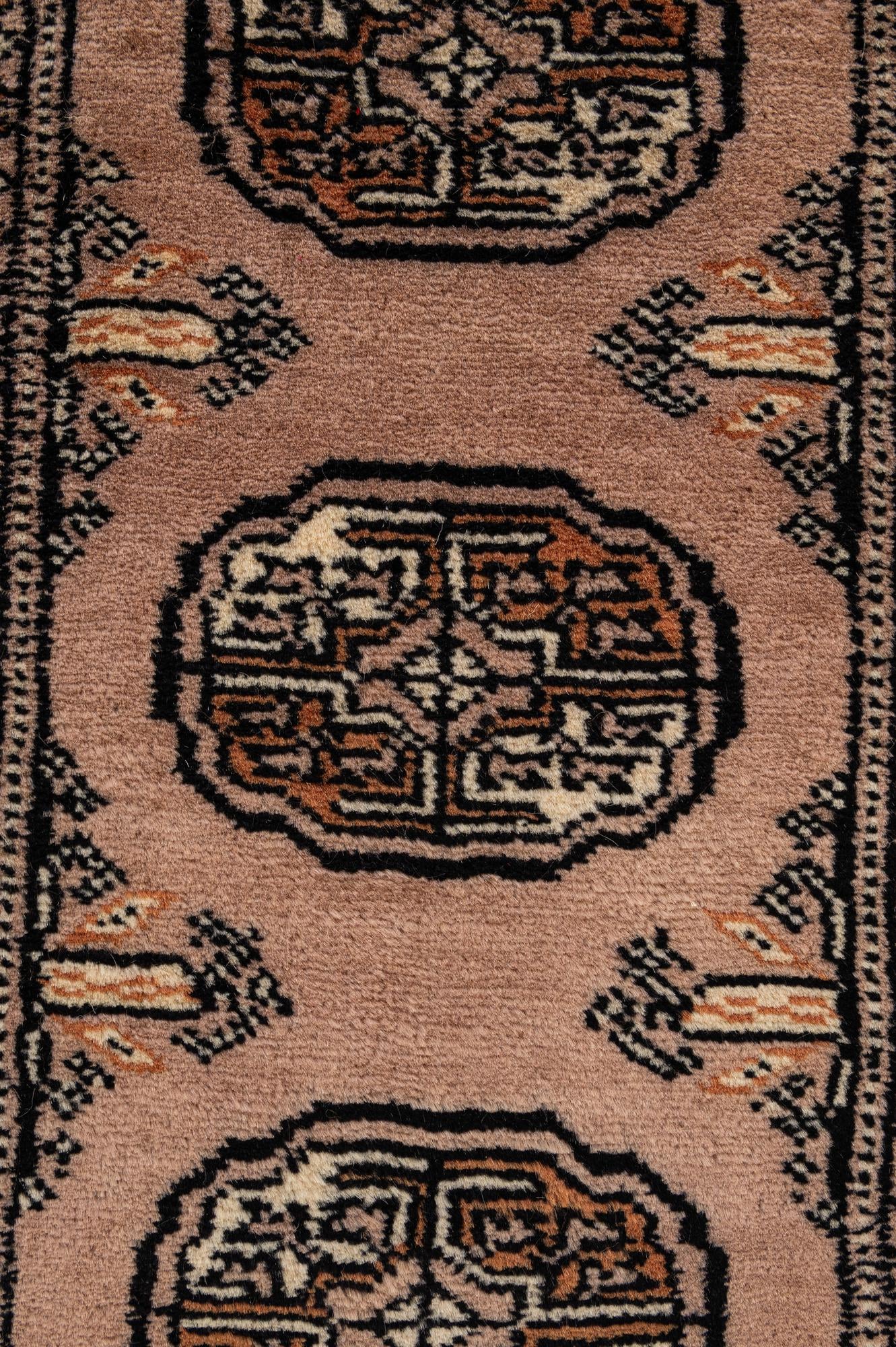 60cm x 95cm anudado a mano Torkaman Alfombra Persa Lana
