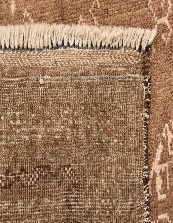 Detail image of 3' 10 x 6' 2  Hand Knotted Torkaman Persian Wool Rug