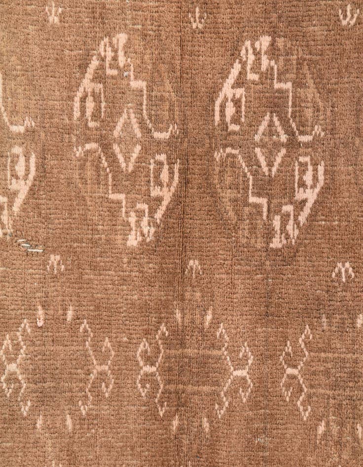 Detail image of 3' 10 x 6' 2  Hand Knotted Torkaman Persian Wool Rug