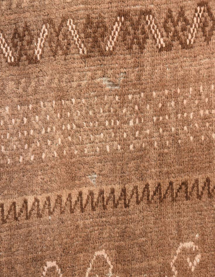 Detail image of 3' 10 x 6' 2  Hand Knotted Torkaman Persian Wool Rug