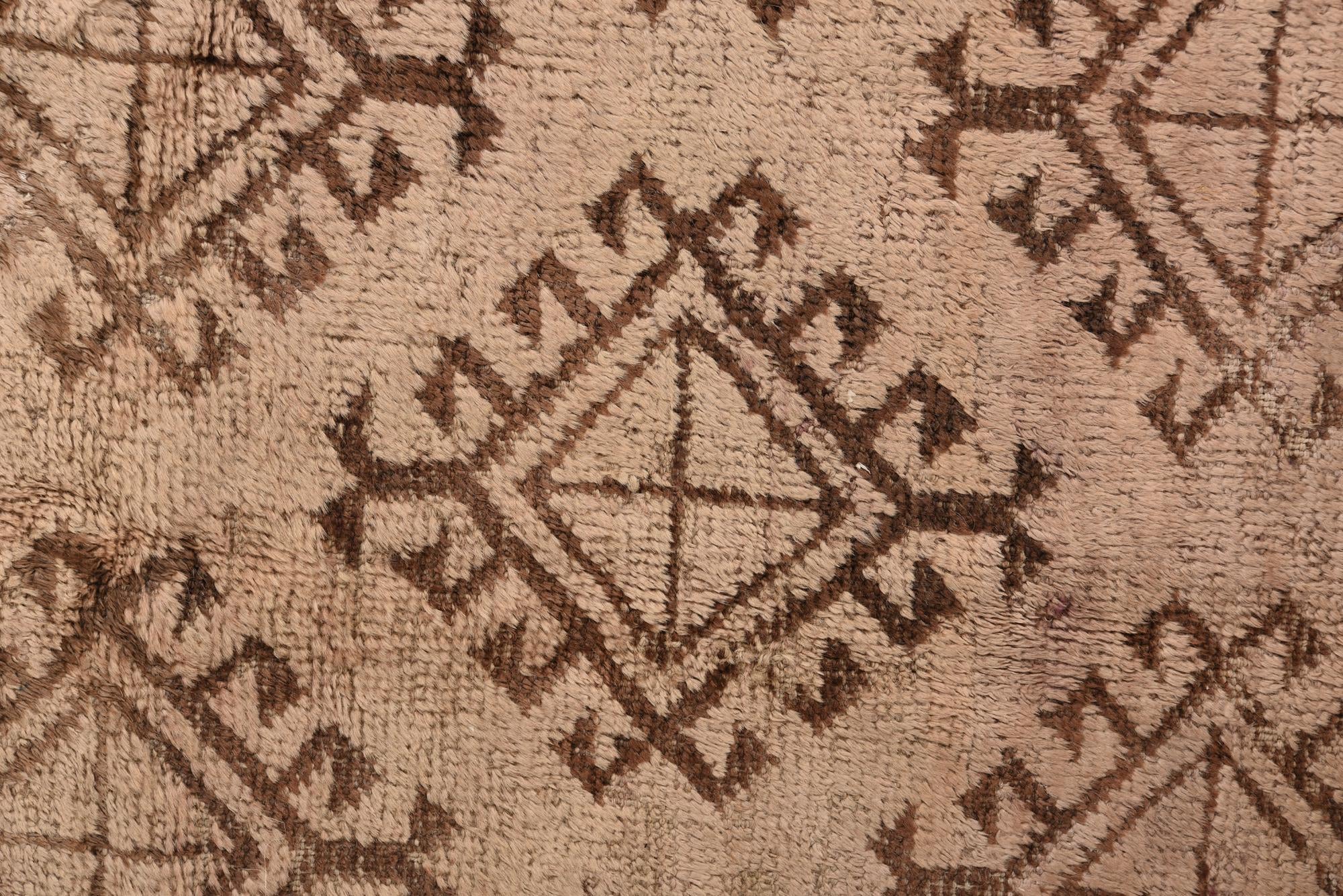 4' 9 x 8' 4 Hand Knotted Torkaman Persian Wool Rug