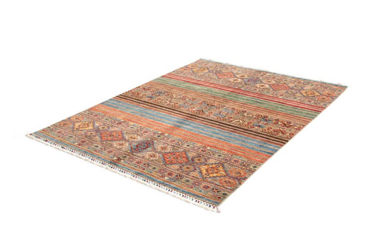 Detail image of 5' x 6' 8 Torkman Wool Rug