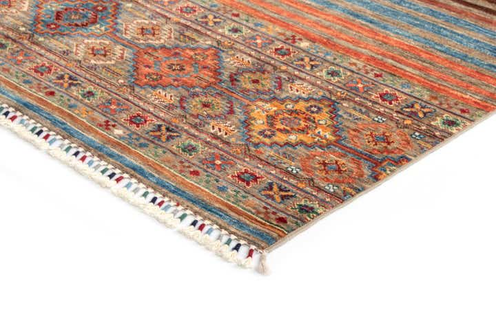 5' x 6' 8 Torkman Wool Rug