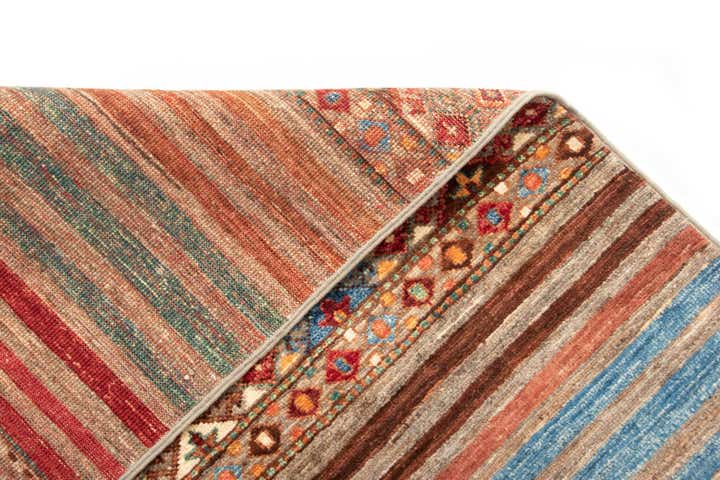 5' x 6' 8 Torkman Wool Rug
