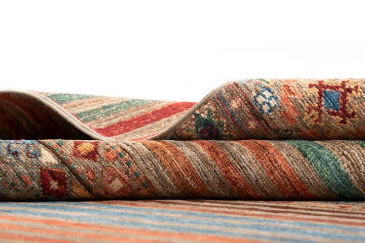 5' x 6' 8 Torkman Wool Rug