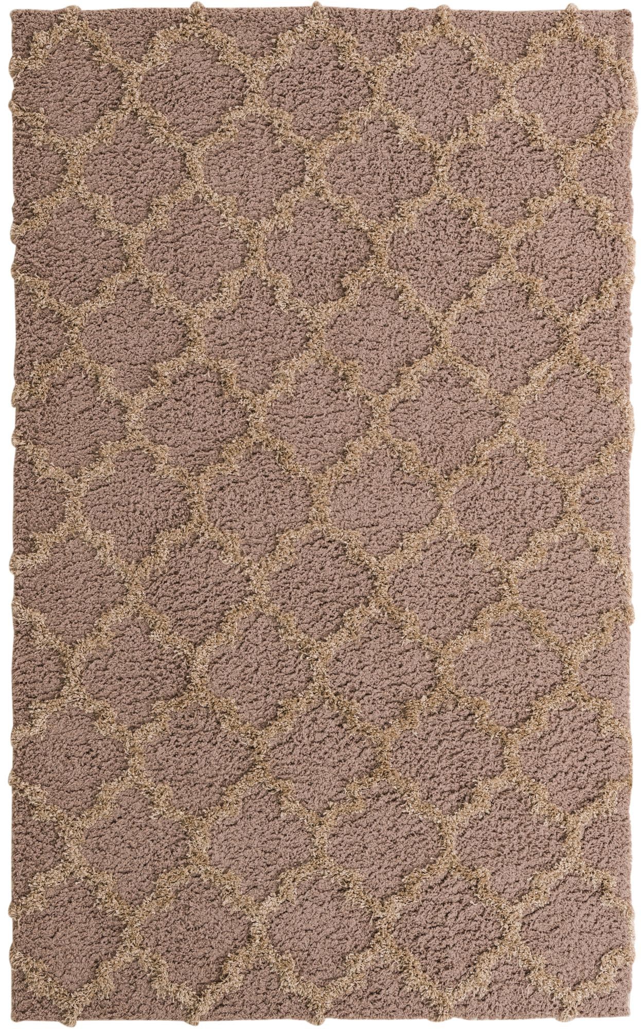 5' x 8' Trellis Shag Rug