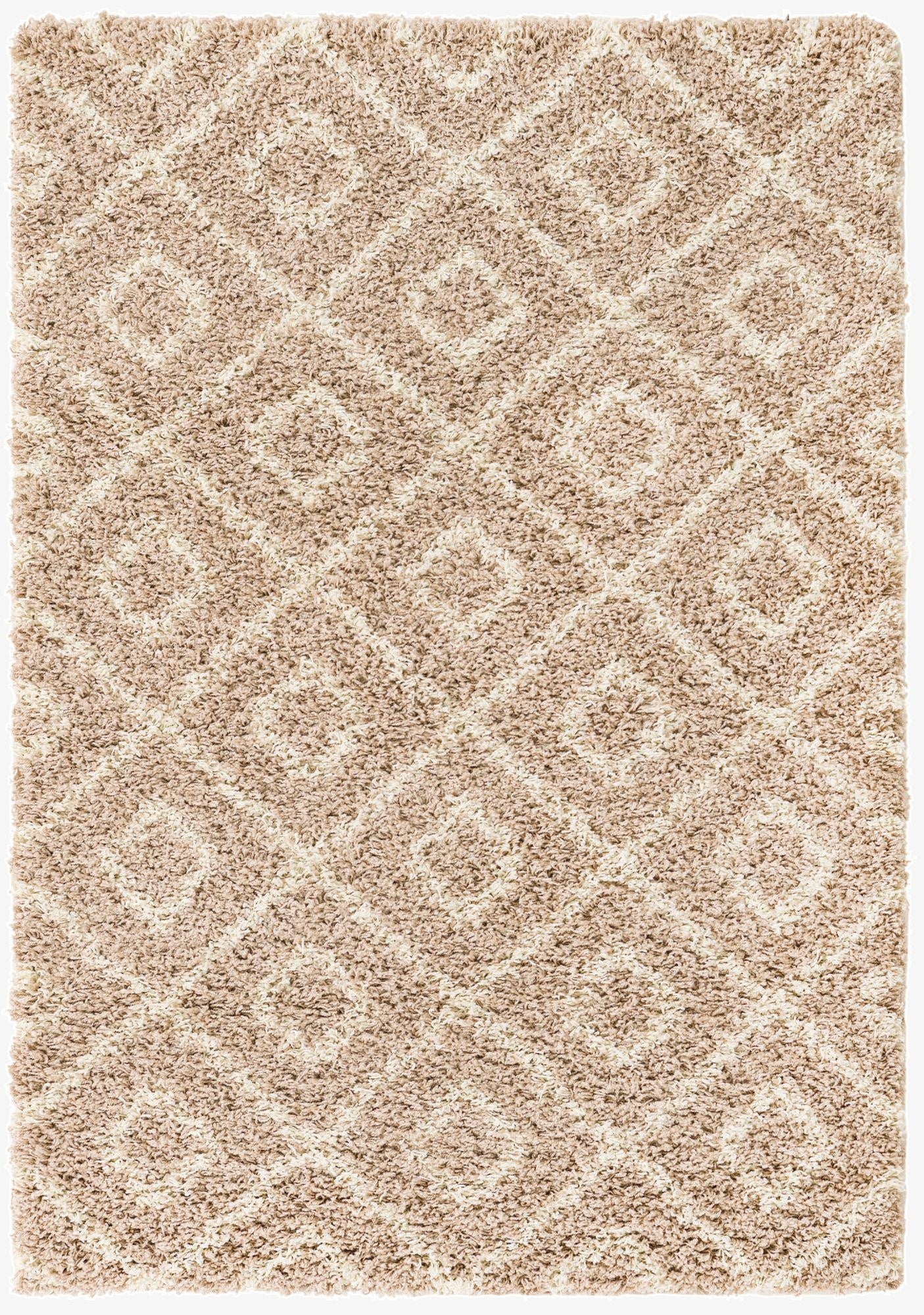 Primary image 4' x 6' Trellis Shag Rug