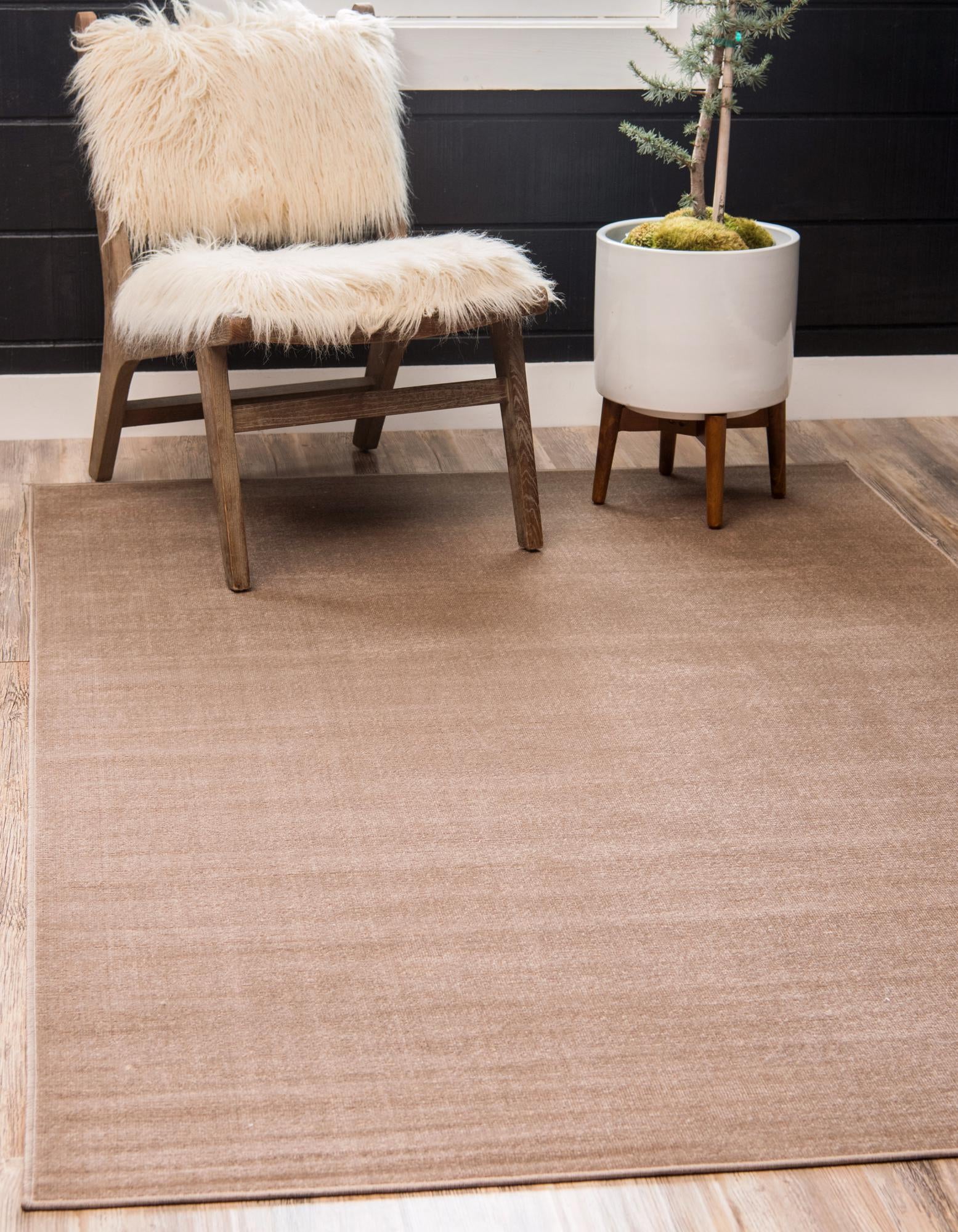 Custom Light Brown Tribeca Rug