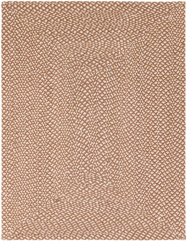 Detail image of 3' 1 x 5' 1  Hand Tweed Braided Jute Rug