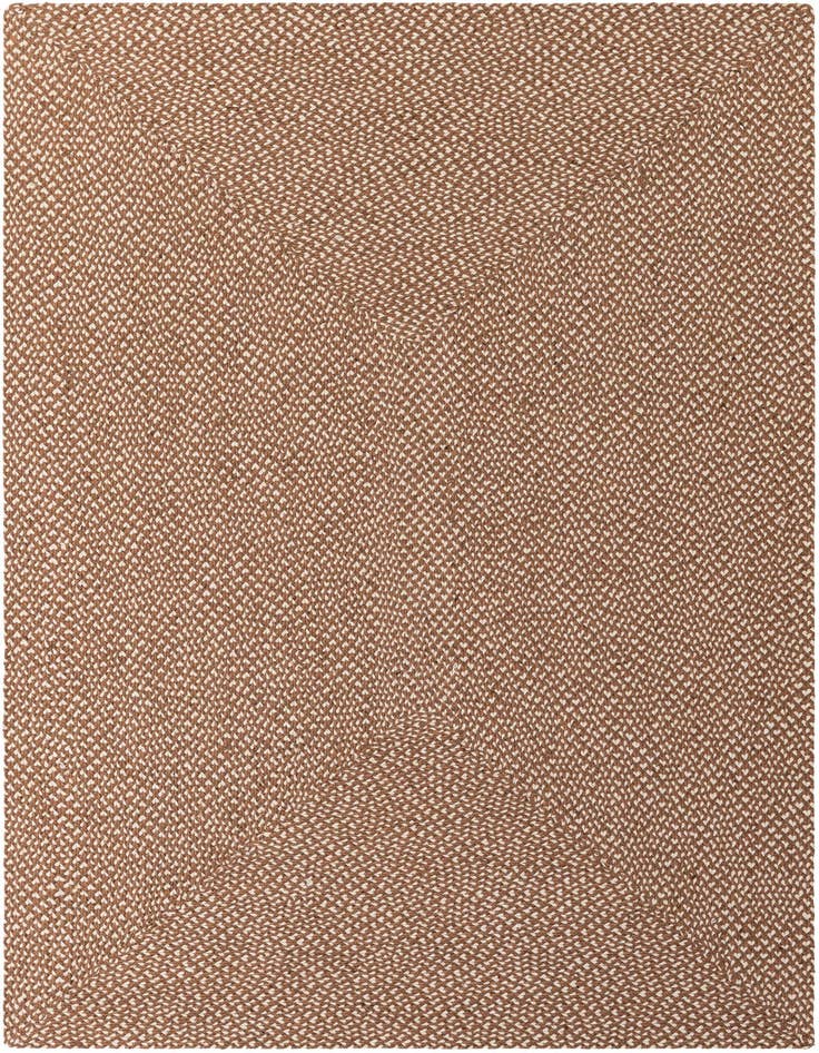 Detail image of 6' 1 x 9'  Hand Tweed Braided Jute Rug
