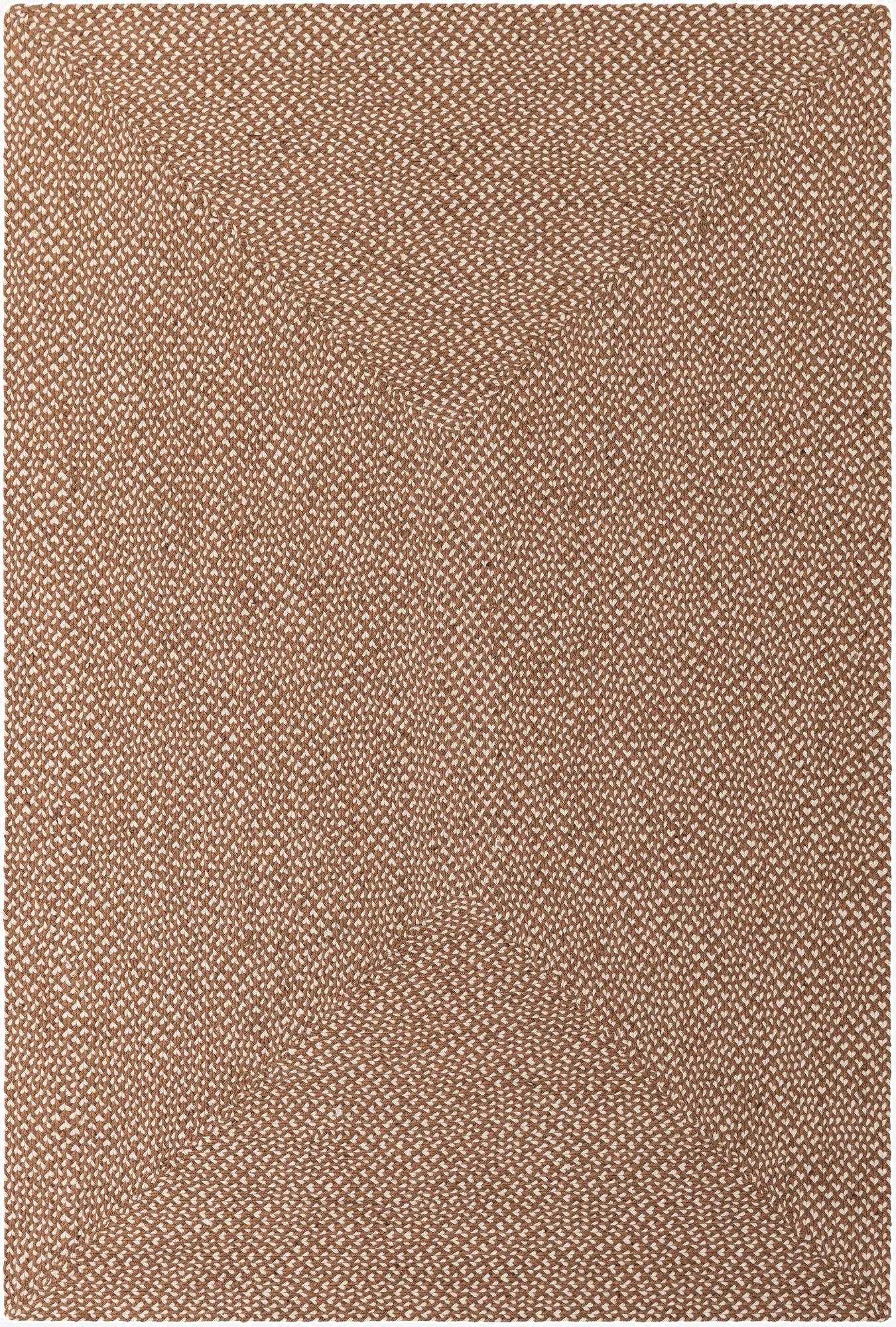 6' 1 x 9'  Hand Tweed Braided Jute Rug