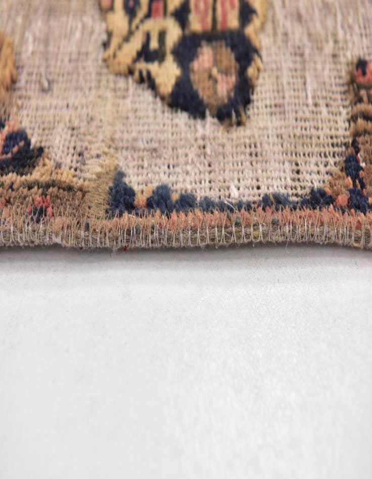 Detail image of 3' 2 x 4' 6 Hand Knotted Ultra Vintage Persian Wool Rug
