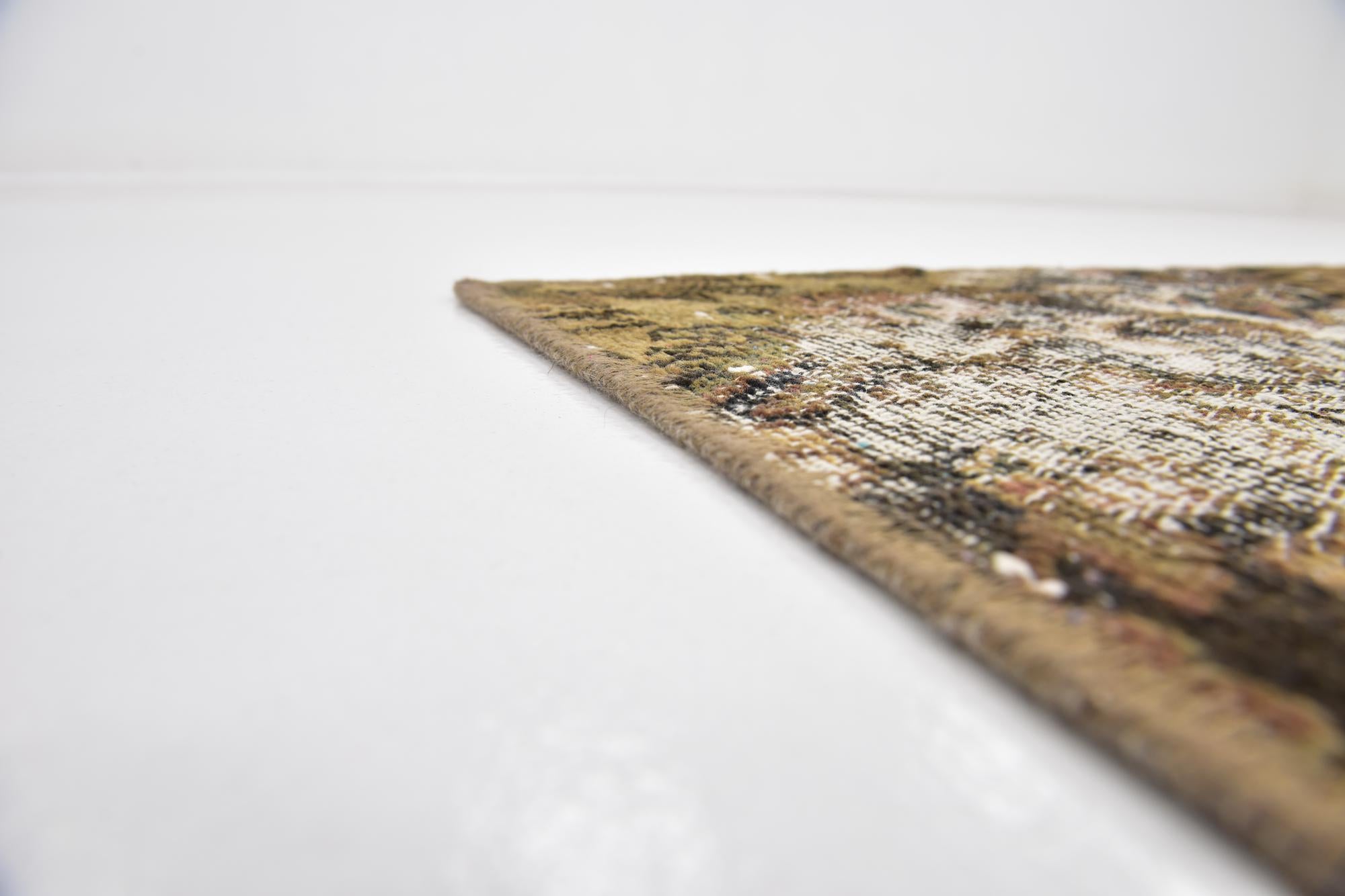 4' 4 x 6' 6 Hand Knotted Ultra Vintage Persian Wool Rug