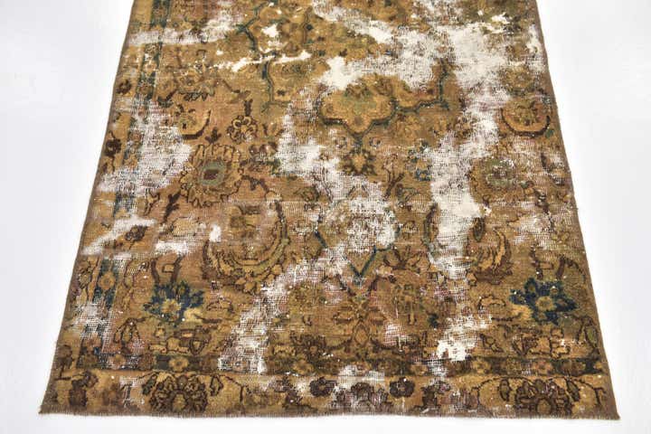 3' 4 x 6' Hand Knotted Ultra Vintage Persian Wool Rug