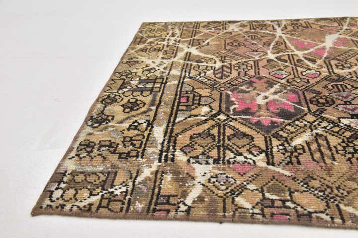 4' 2 x 6' Hand Knotted Ultra Vintage Persian Wool Rug