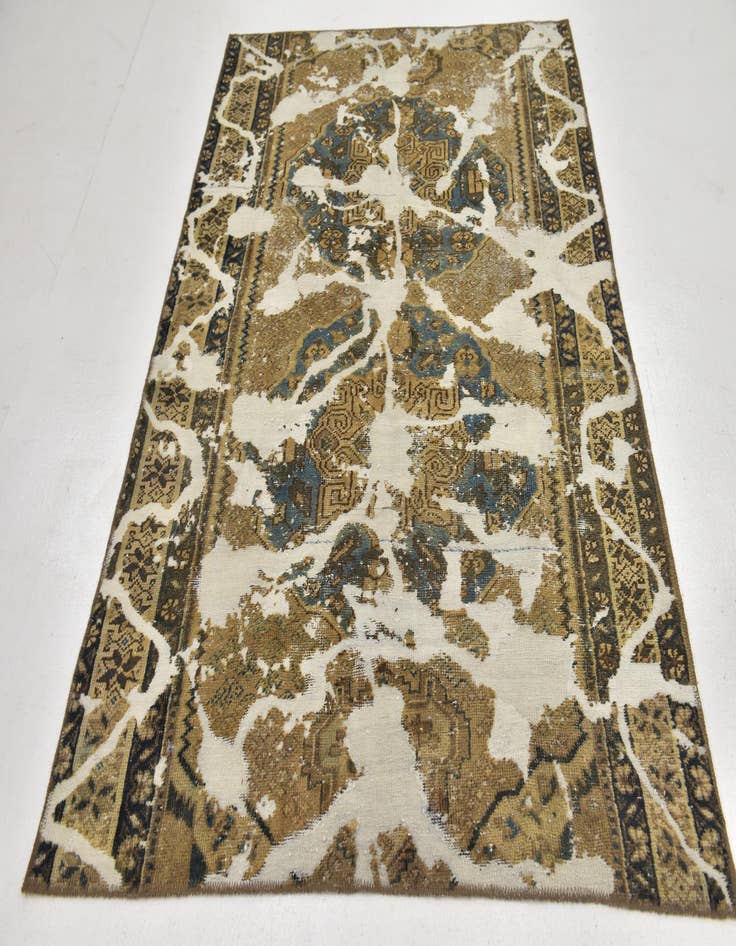 Detail image of 5' x 7' 2  Hand Knotted Ultra Vintage Persian Wool Rug