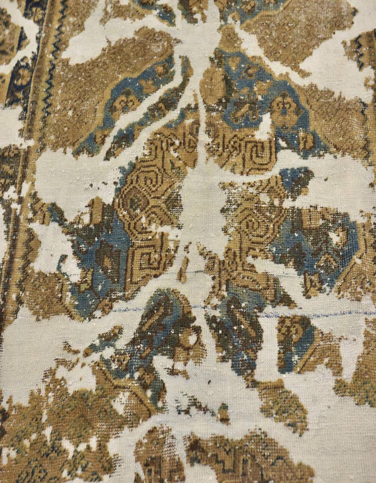 Detail image of 5' x 7' 2  Hand Knotted Ultra Vintage Persian Wool Rug