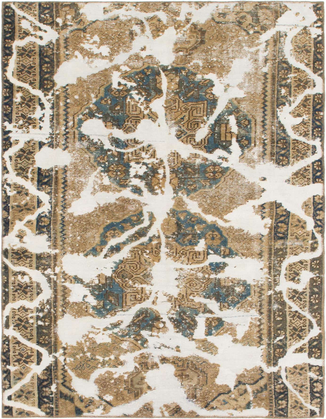 Primary image 5' x 7' 2  Hand Knotted Ultra Vintage Persian Wool Rug