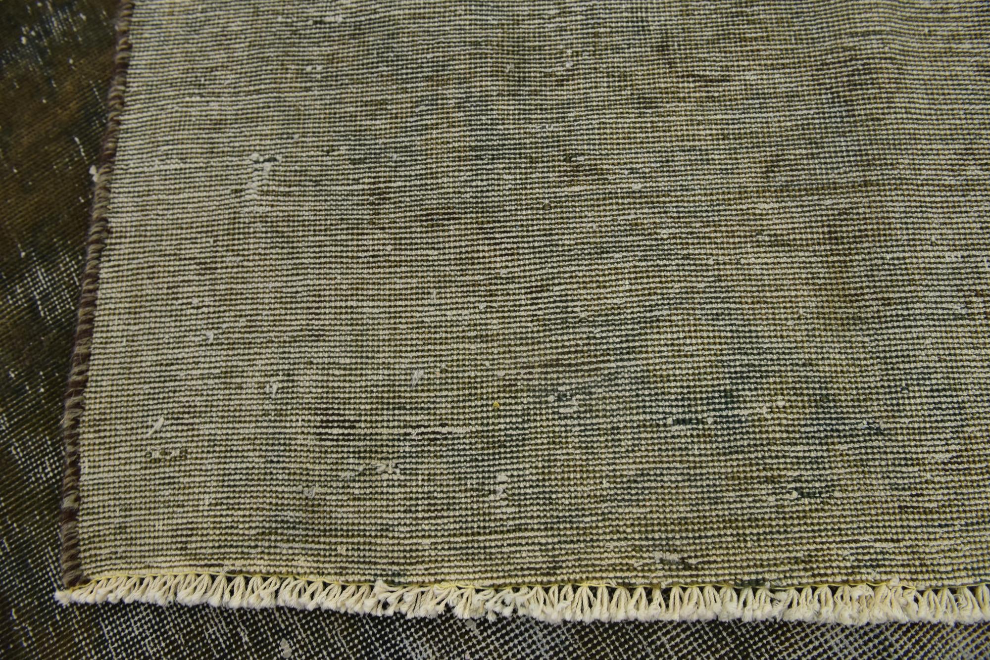 6' 9 x 8' 9 Hand Knotted Ultra Vintage Persian Wool Rug