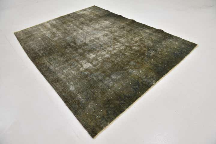 6' 9 x 8' 9 Hand Knotted Ultra Vintage Persian Wool Rug