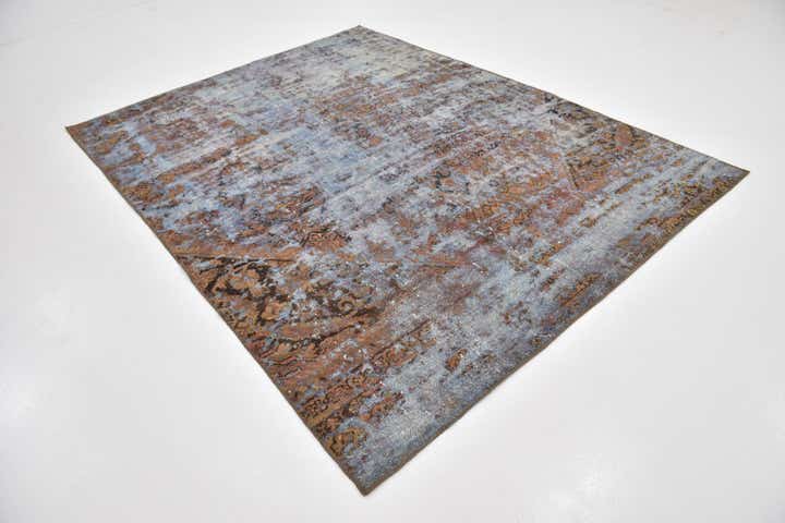 6' 9 x 9' Hand Knotted Ultra Vintage Persian Wool Rug