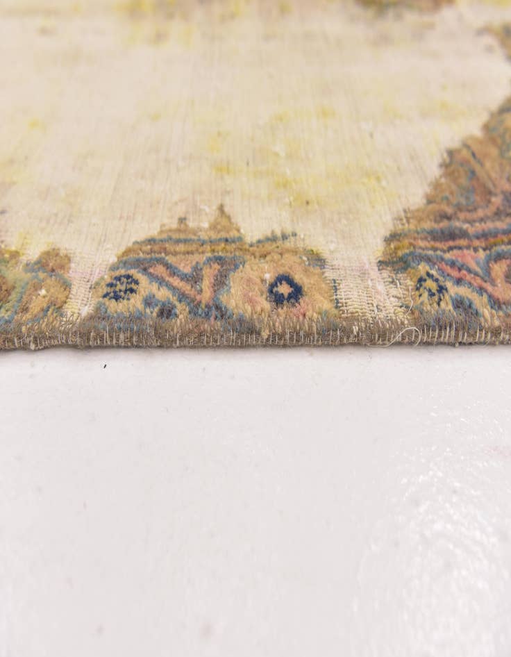 Detail image of 3' 2 x 4' 7  Hand Knotted Ultra Vintage Persian Wool Rug