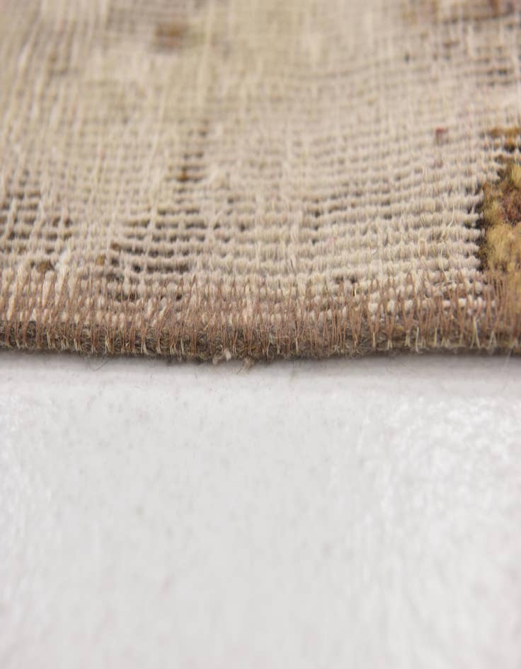 Detail image of 4' 6 x 7' 3  Hand Knotted Ultra Vintage Persian Wool Rug